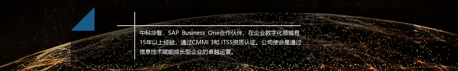 中科华智-SAP Business One合作伙伴-在企业数字化领域有15年以上经验